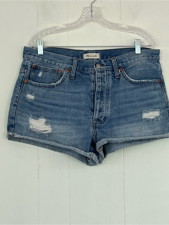 Madewell Pants - Madewell‎ Relaxed Denim Shorts Blue Medium Wash Size 30 Jean Casual Classic Boho